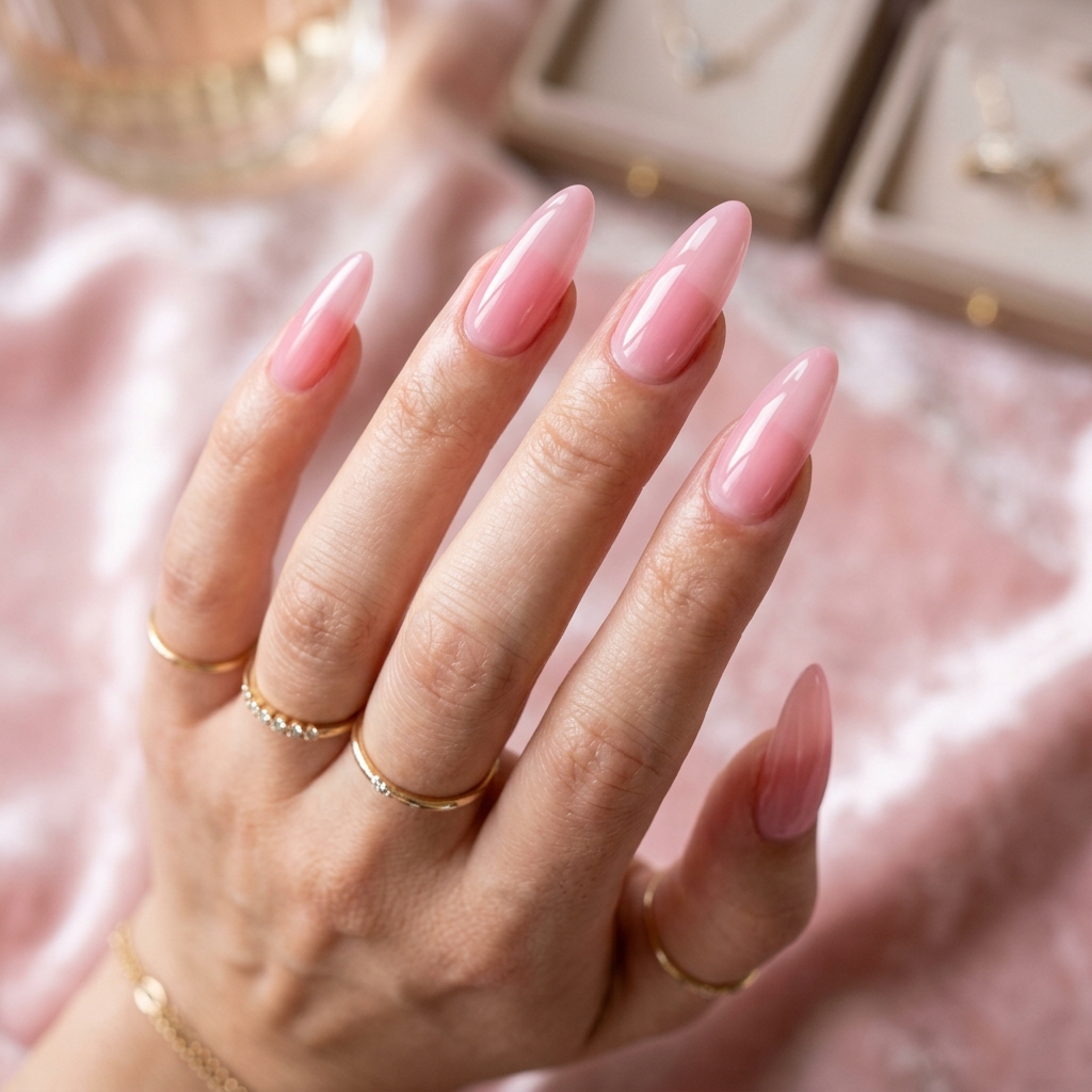 30 Light Pink Jelly Nails Ideas You'll Want to Save Now 26 Long Pink Jelly Nail Ideas