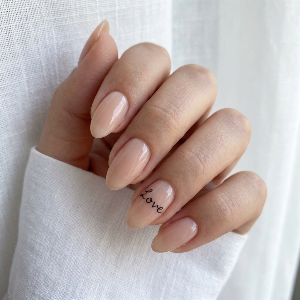 Love Letter Nail Art Ideas