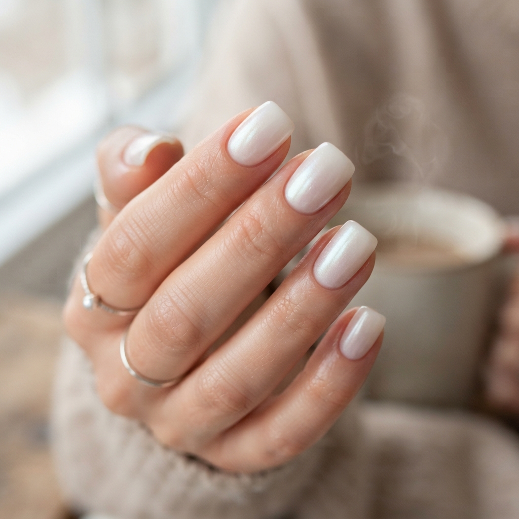 30 Winter Wonderland Nails Ideas You'll Want to Save 4 Frosted White Ombre Nail Ideas
