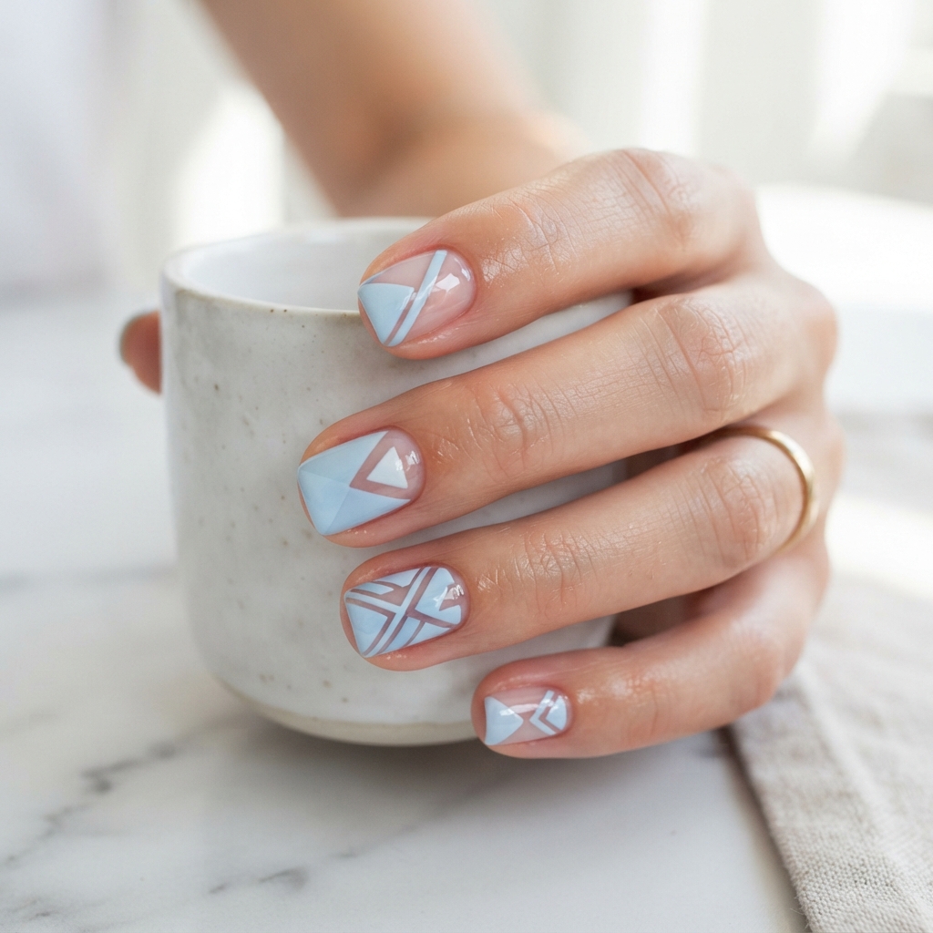 30 Winter Wonderland Nails Ideas You'll Want to Save 20 Winter Wonderland Negative Space Nail Ideas