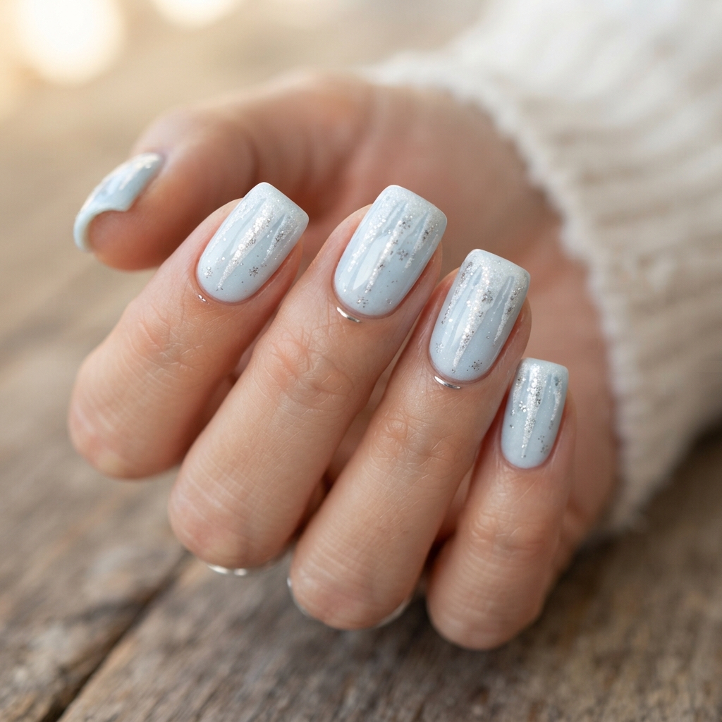 30 Winter Wonderland Nails Ideas You'll Want to Save 14 Icicle Nail Art Ideas