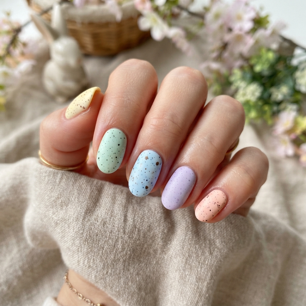 30 Pastel Spring Nails Ideas You'll Want to Pin Now 28 Pastel Easter Egg Nail Ideas