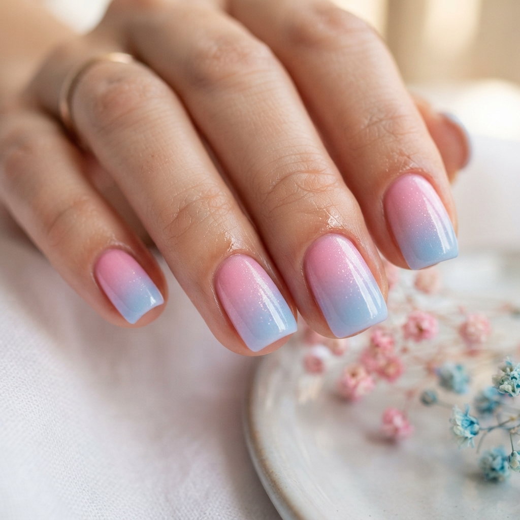 30 Pastel Spring Nails Ideas You'll Want to Pin Now 10 Cotton Candy Gradient Nail Ideas