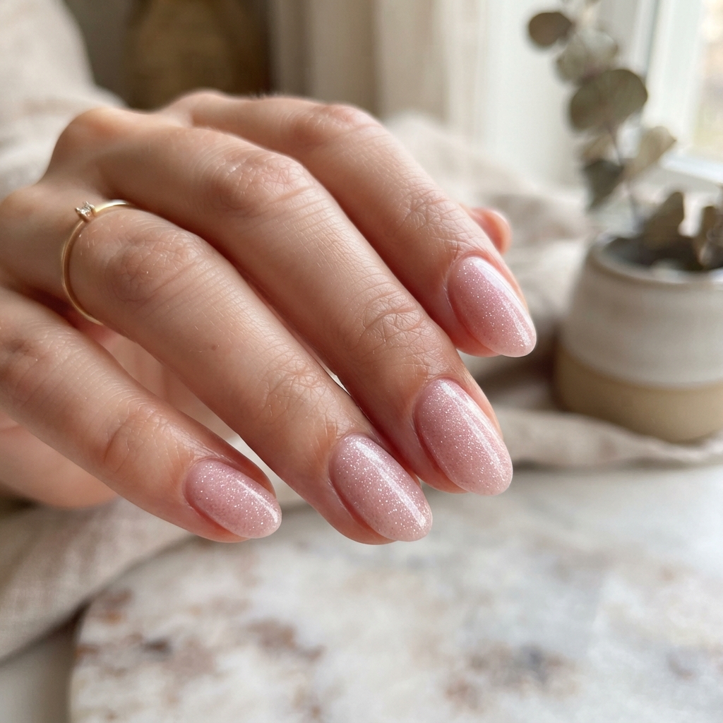 30 Pastel Spring Nails Ideas You'll Want to Pin Now 27 Rose Quartz Shimmer Nail Ideas