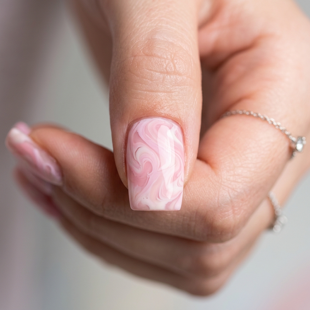 Marble Swirl Nail Ideas