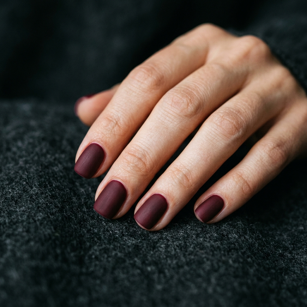 Simple Short Nails Ideas: 30 Creative Looks to Inspire Your Next Manicure 6 Matte Finish Short Nails Idea
