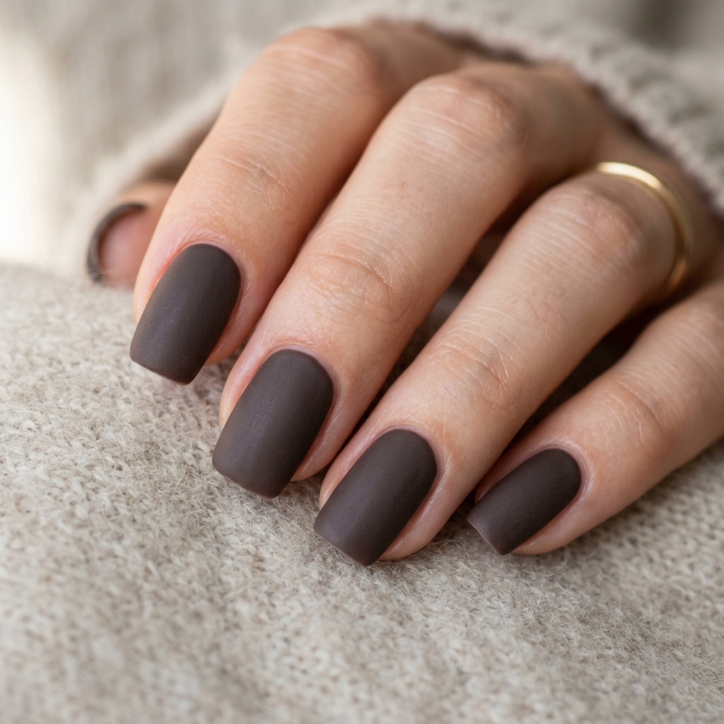 Simple Nails Ideas: 30 Effortless Ways to Elevate Your Everyday Manicure 11 Matte Finish Simple Nails Idea