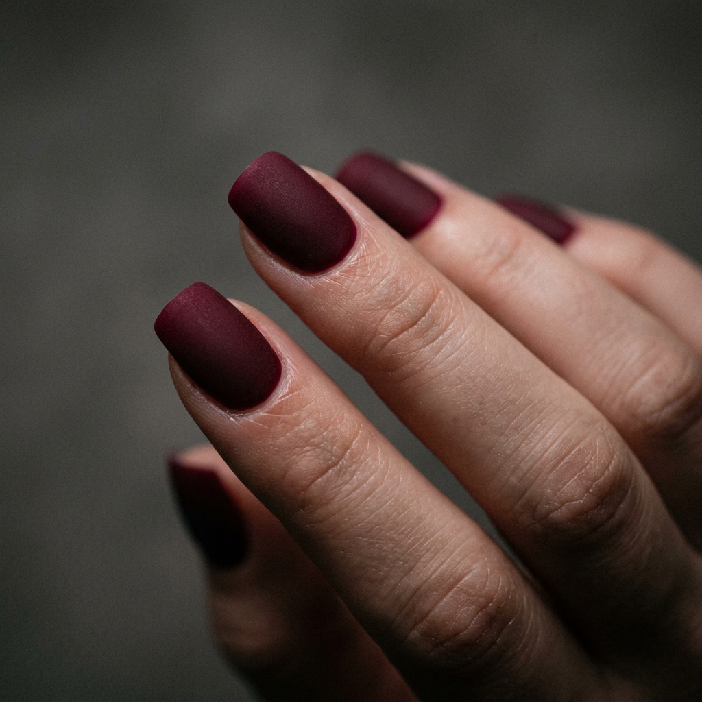 Simple Acrylic Nails Ideas: 30 Creative Looks You'll Love 11 Matte Finish Simple Acrylic Nail Ideas