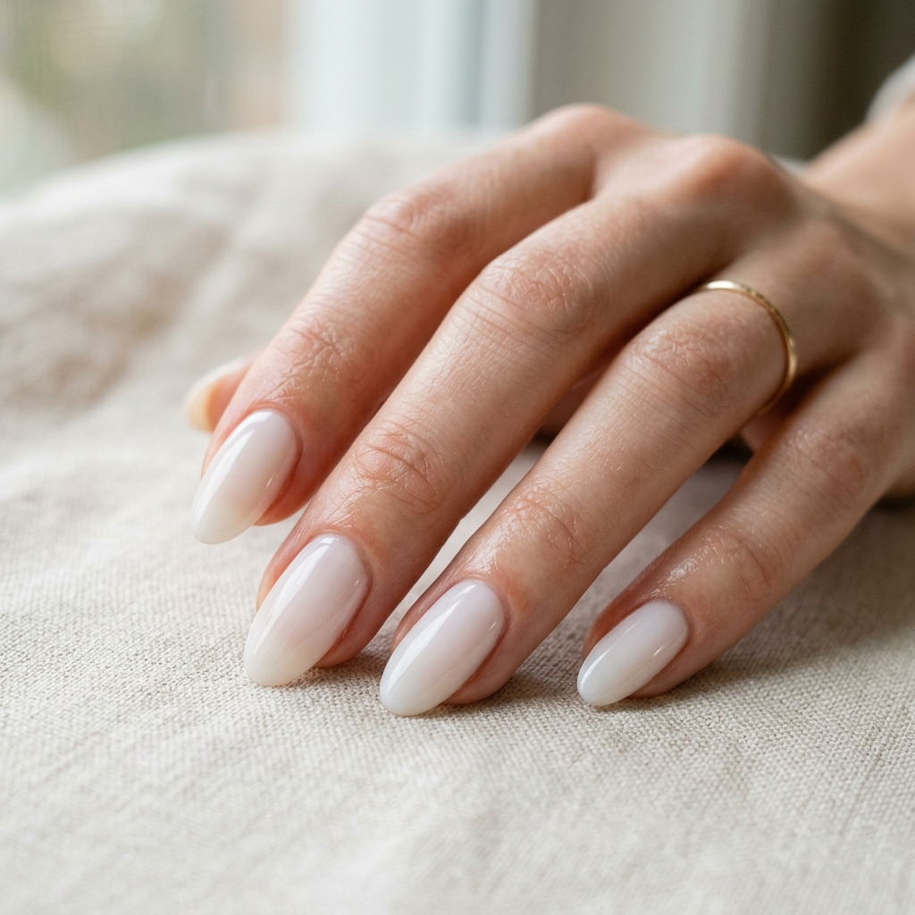 Clean Milky Nails Ideas