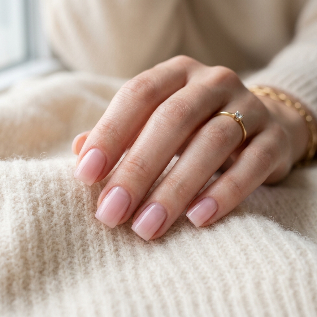 30 Light Pink Jelly Nails Ideas You'll Want to Save Now 4 Milky Pink Jelly Nail Ideas