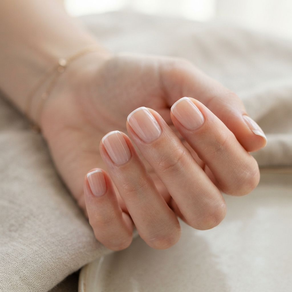 Minimalist White French Tip StyleNails Idea