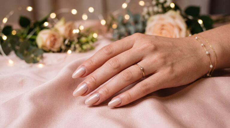 Simple Prom Nails