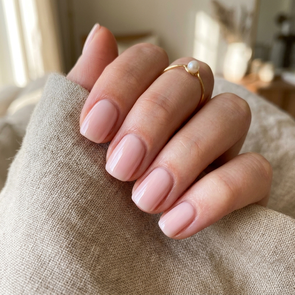 30 Simple Prom Nails Ideas for an Effortlessly Elegant Look 11 Soft Pink Elegance Ideas