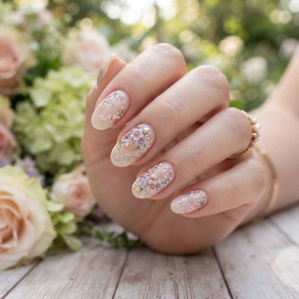 Garden Party Nail Ideas