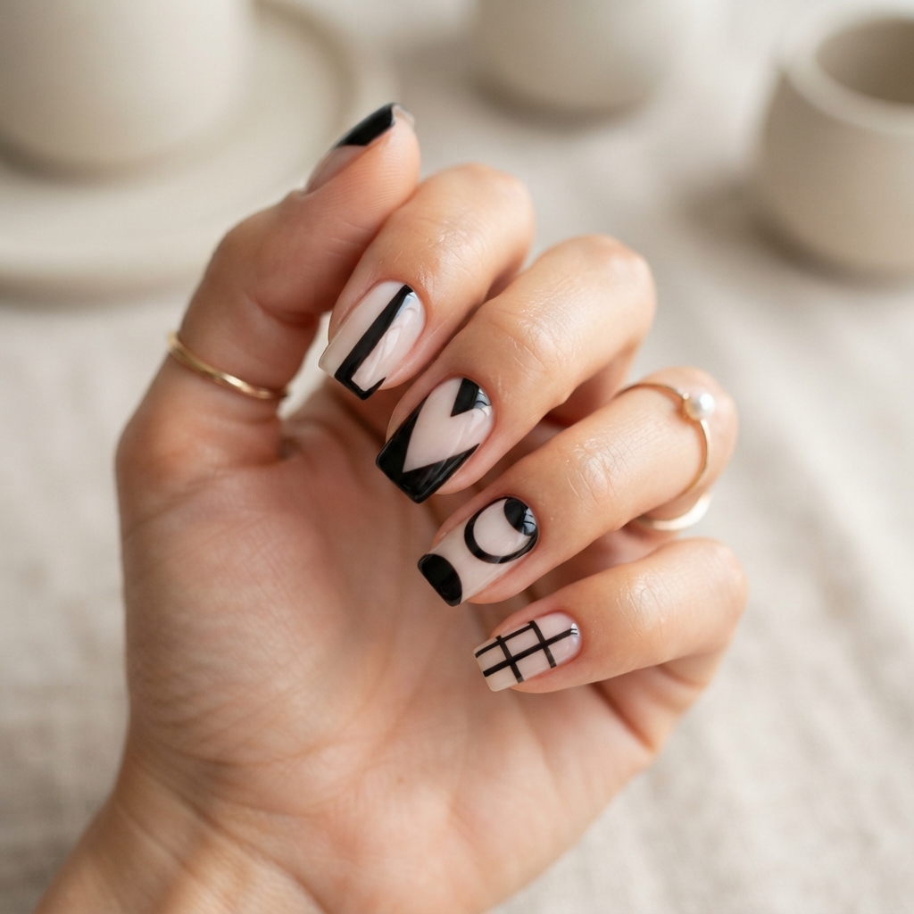 30 Plain Summer Nails Ideas You'll Want to Pin Now 24 Negative Space Nail Ideas