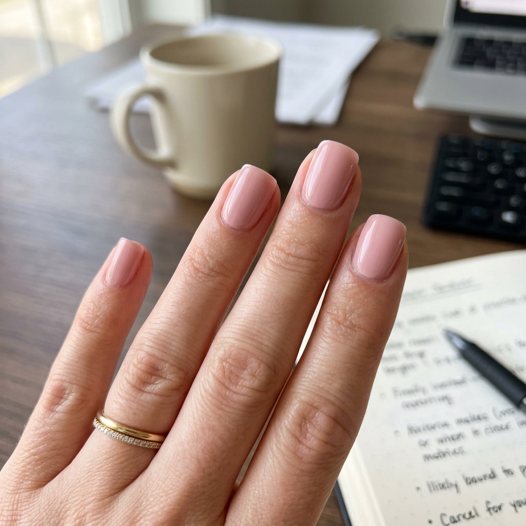 Simple Nails Ideas: 30 Effortless Ways to Elevate Your Everyday Manicure 30 Everyday Office Simple Nails Idea