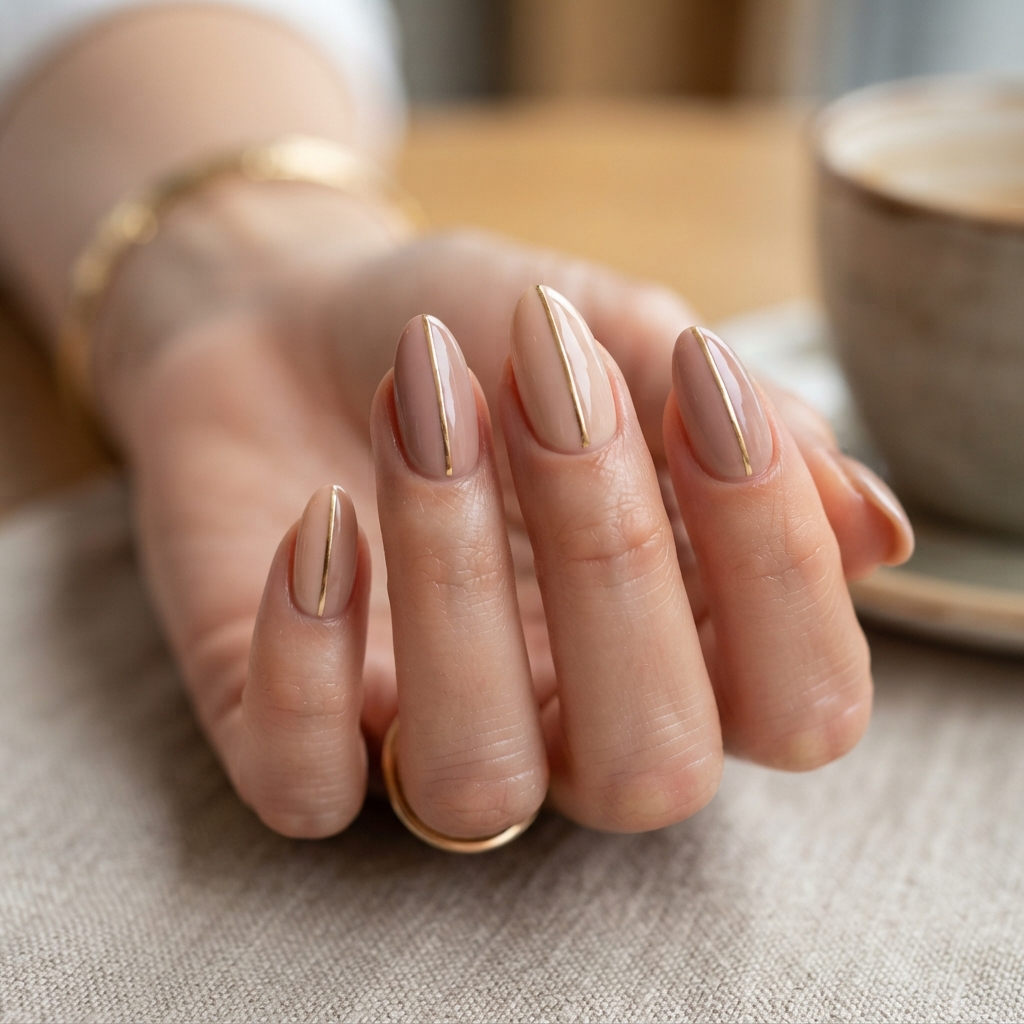30 Simple Nail Art Ideas to Spark Your Creativity 27 Nude Simple Nail Art Ideas