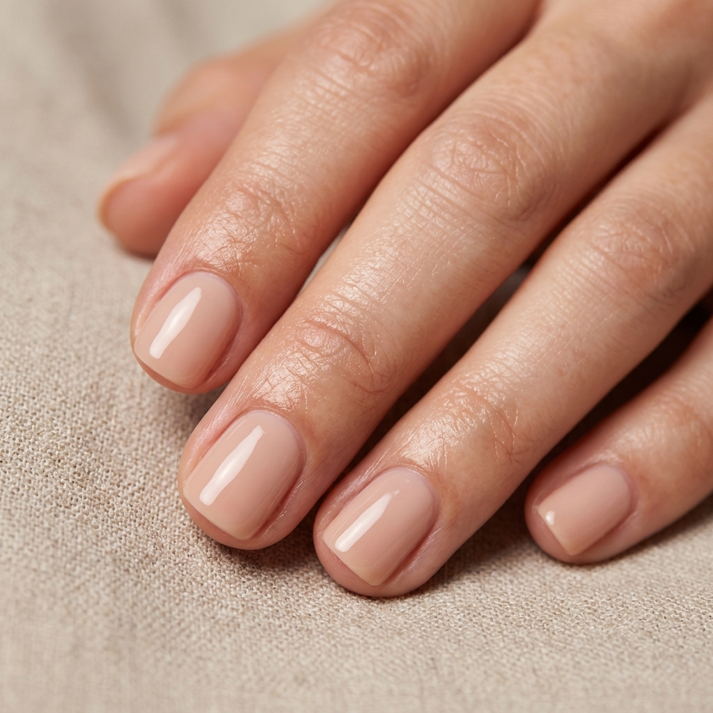 Simple Short Nails Ideas: 30 Creative Looks to Inspire Your Next Manicure 2 Nude Simple Short Nail Idea