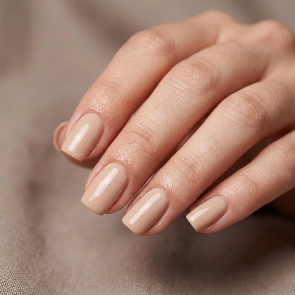 Simple Nails Ideas: 30 Effortless Ways to Elevate Your Everyday Manicure 2 Nude Simple Nails Idea