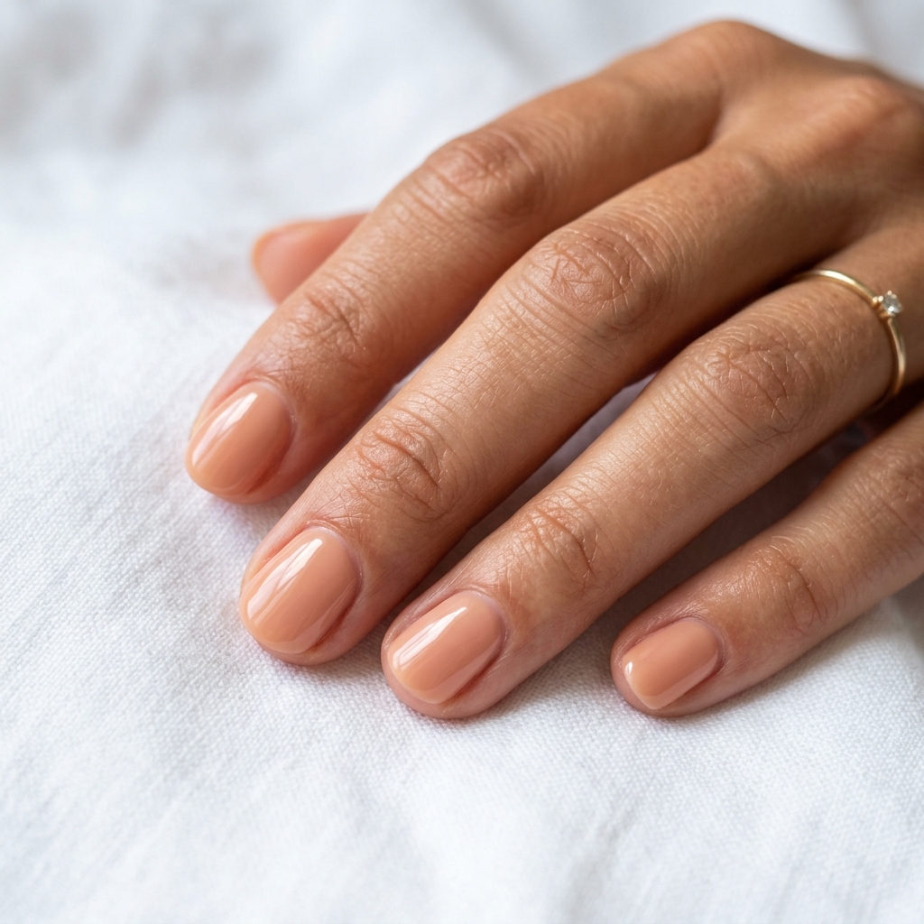 Nude Simple Summer Nail Designs Ideas