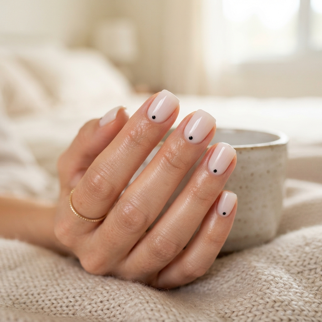 30 Plain Summer Nails Ideas You'll Want to Pin Now 21 Tiny Dot Accent Nail Ideas