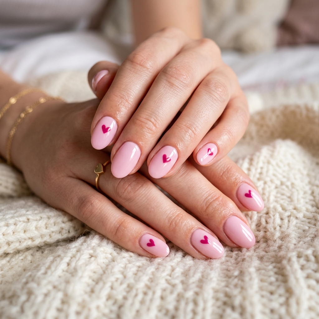30 Pastel Nails Ideas 19 Pastel Nails With Hearts Idea
