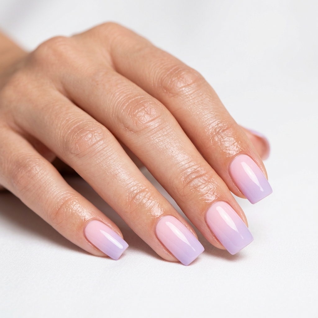 Pastel Ombre Spring Nails Ideas