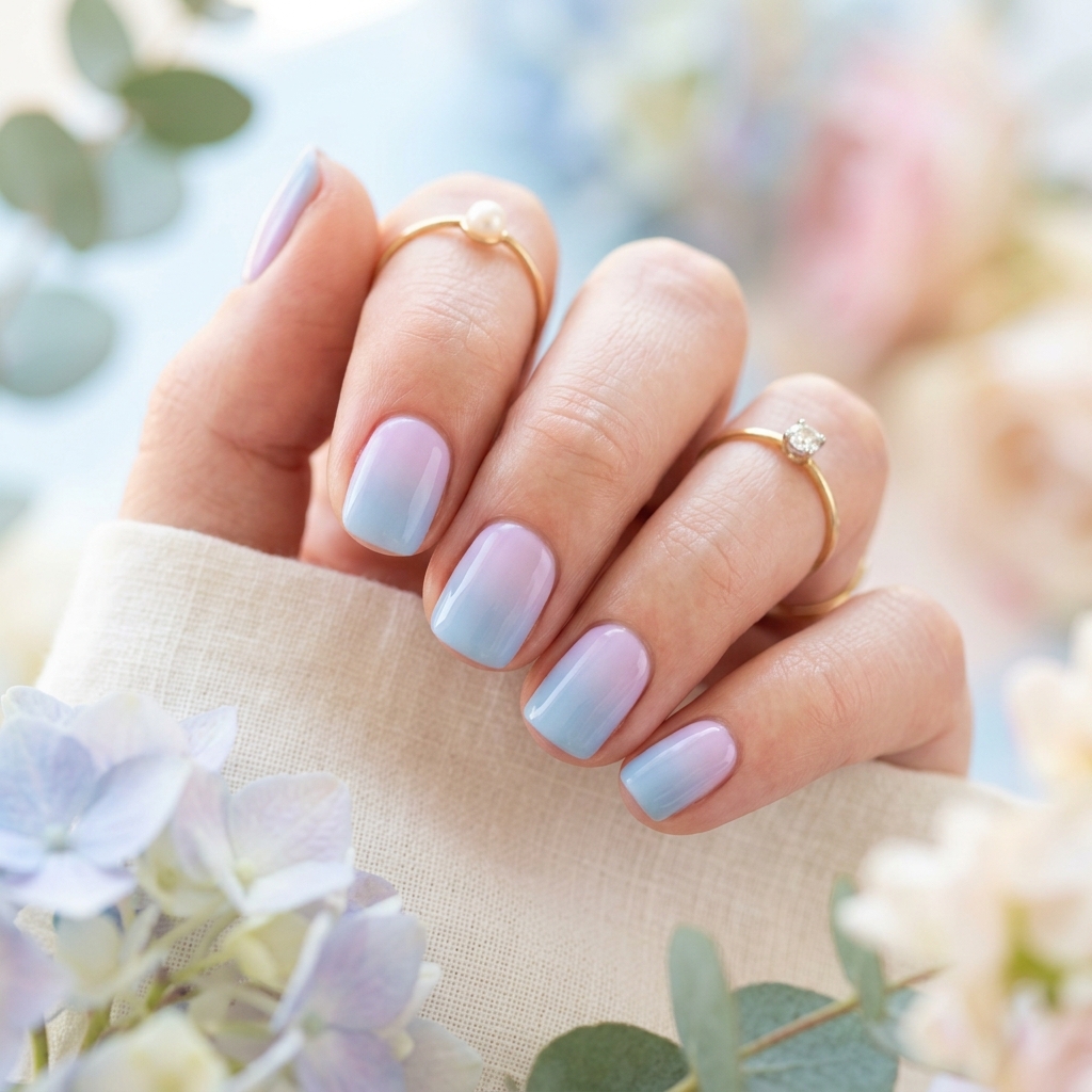 Simple Short Nails Ideas: 30 Creative Looks to Inspire Your Next Manicure 7 Pastel Ombre simple short nails Idea