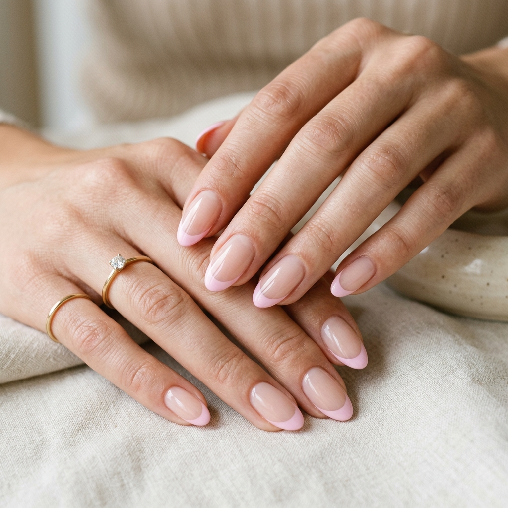 30 Pastel Nails Ideas 4 Pink French Tip Pastel Nails Idea