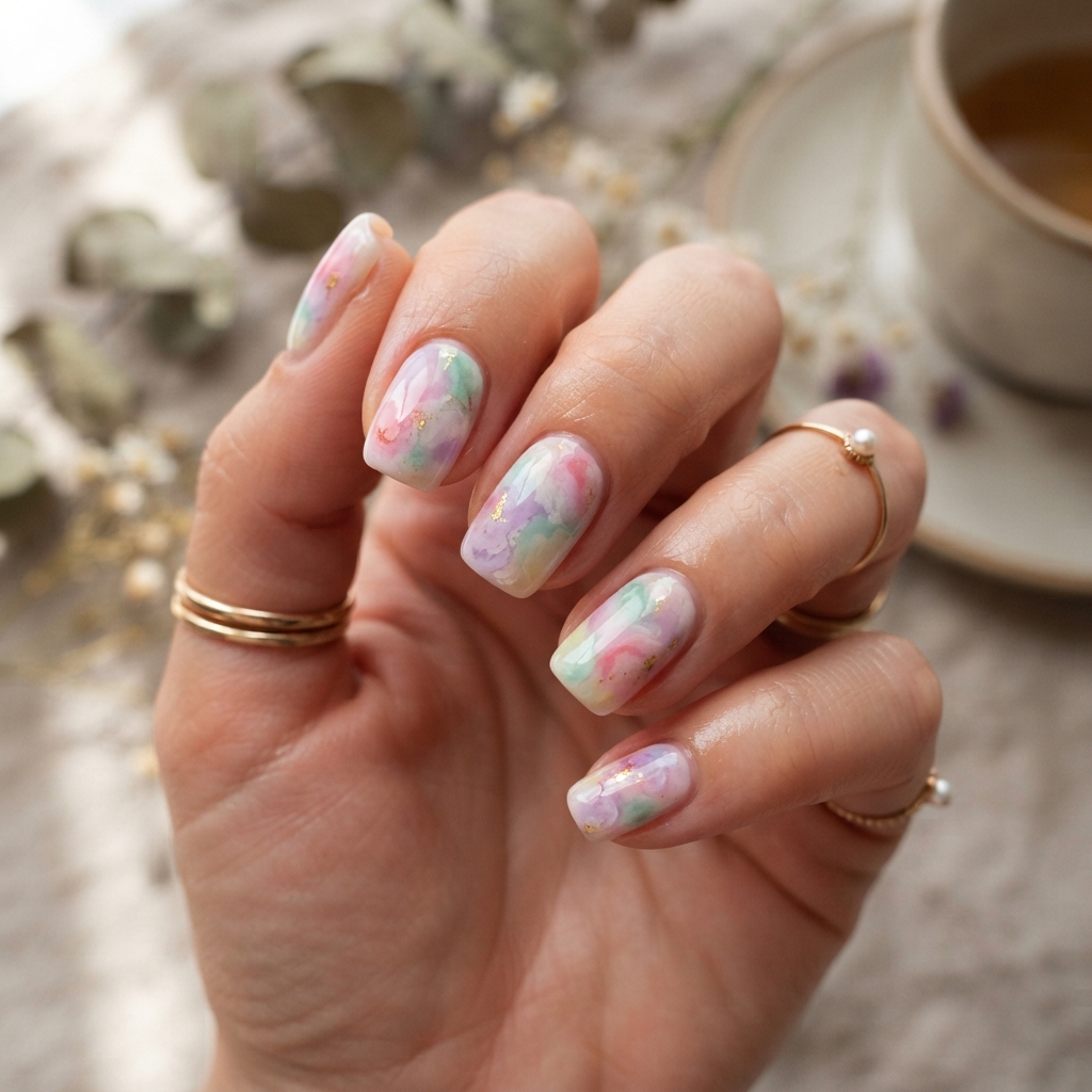 30 Pastel Spring Nails Ideas You'll Want to Pin Now 30 Pastel Watercolor Nail Ideas