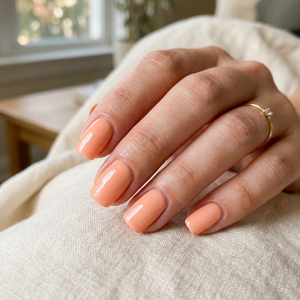 Peach Nail Color Ideas