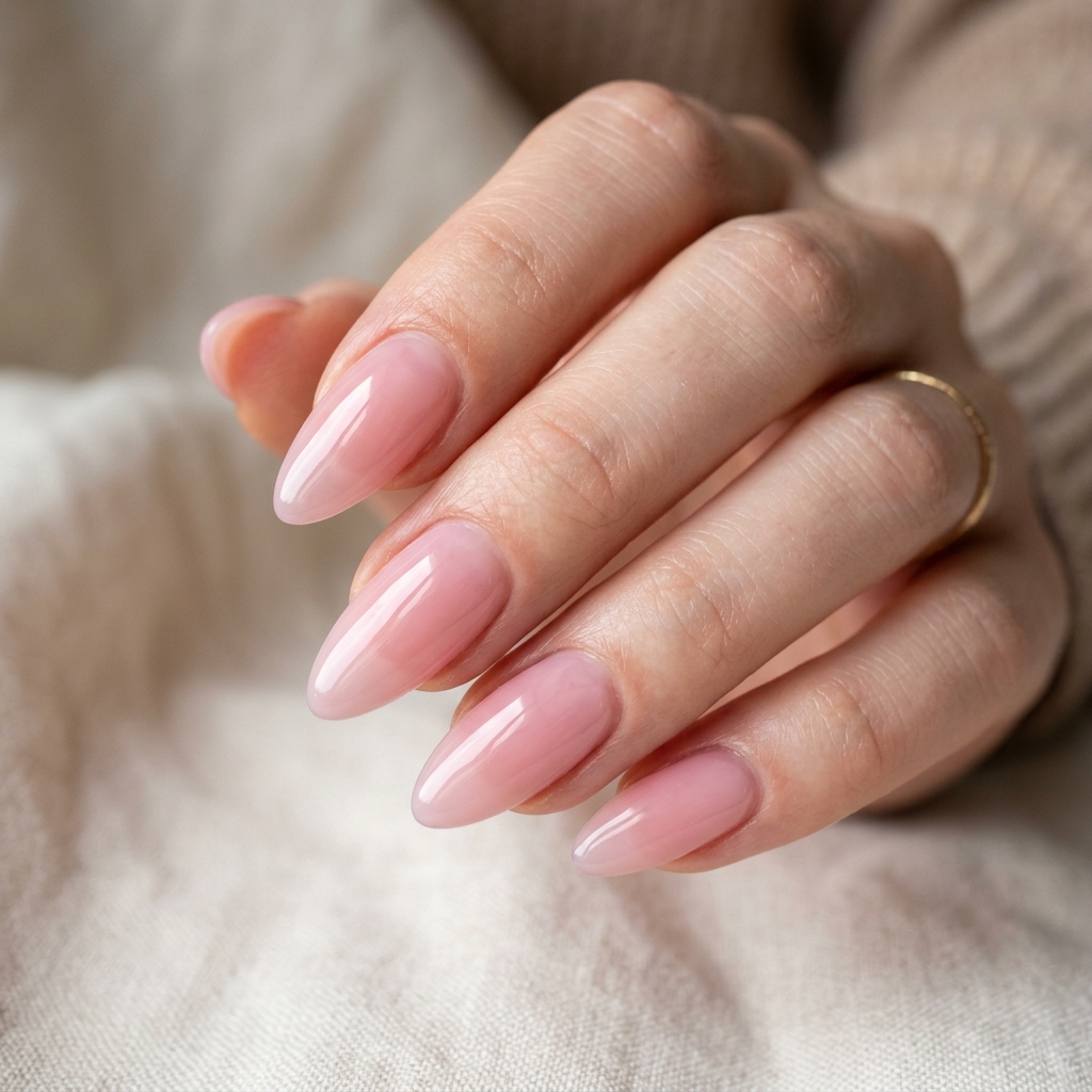30 Light Pink Jelly Nails Ideas You'll Want to Save Now 10 Pink Jelly Almond Nail Ideas
