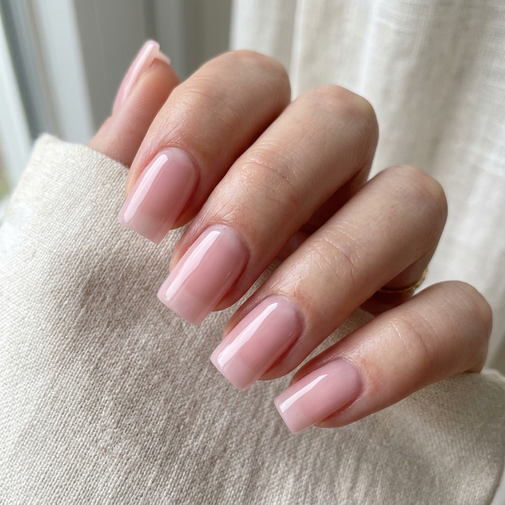 30 Light Pink Jelly Nails Ideas You'll Want to Save Now 12 Pink Jelly Square Nail Ideas