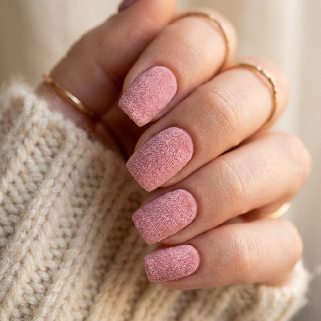30 Pink Acrylic Nails Ideas 25 Pink Velvet Nails Idea