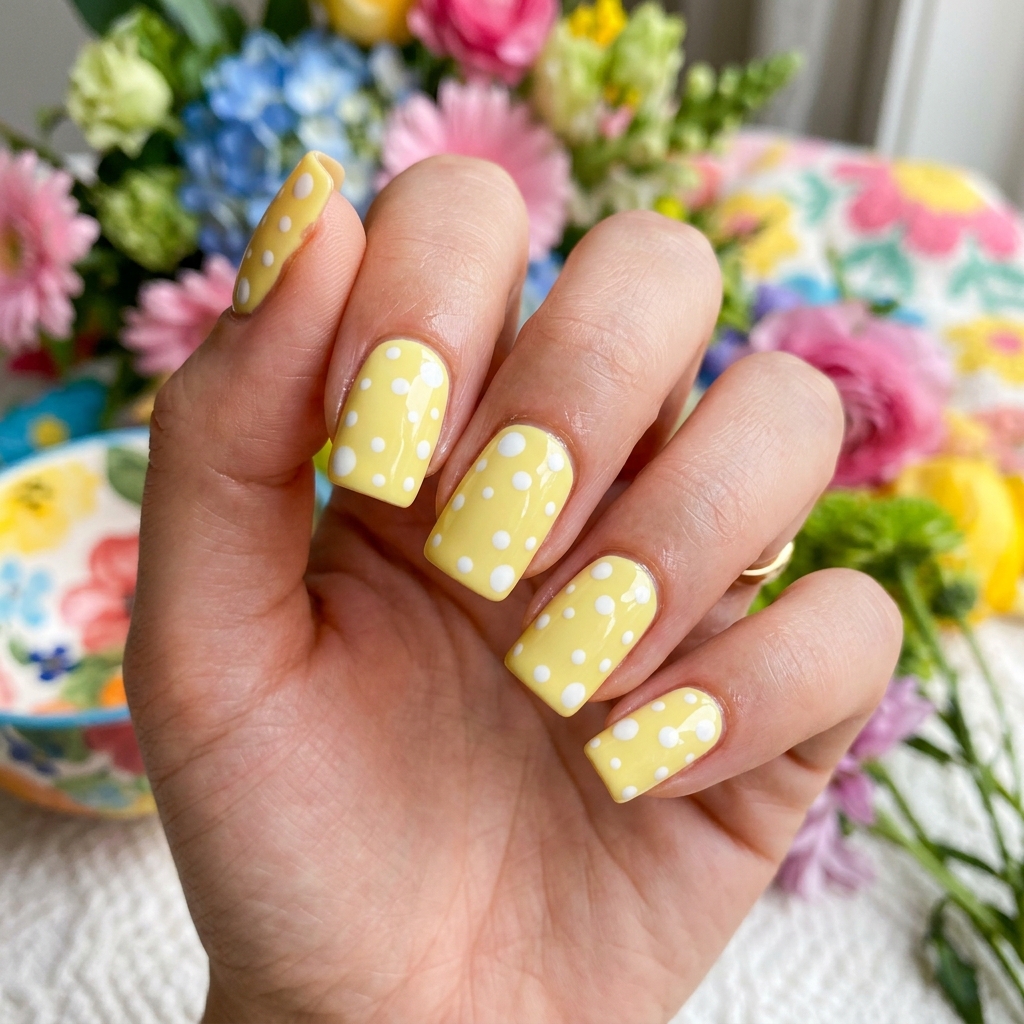 30 Simple Nail Art Ideas to Spark Your Creativity 7 Polka Dot Nail Art Ideas