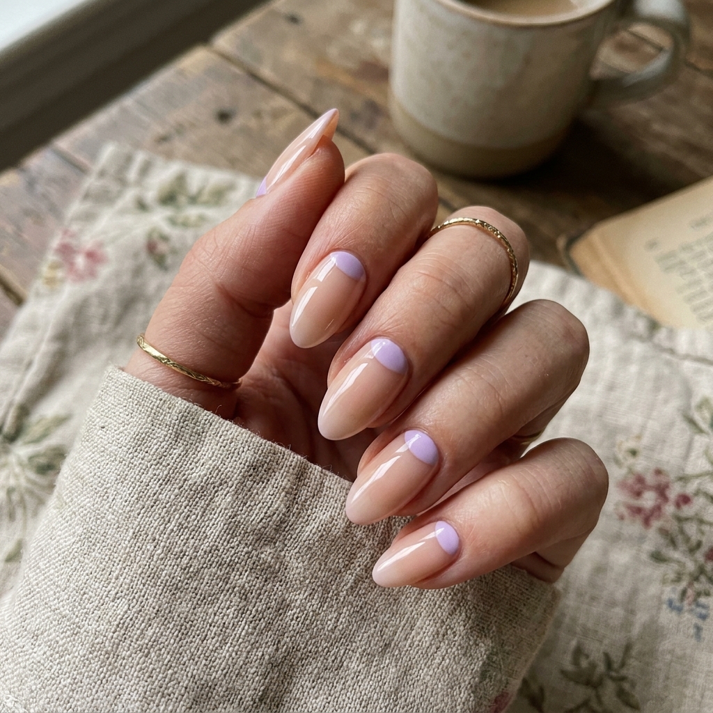 Soft Purple Half Moon Ideas