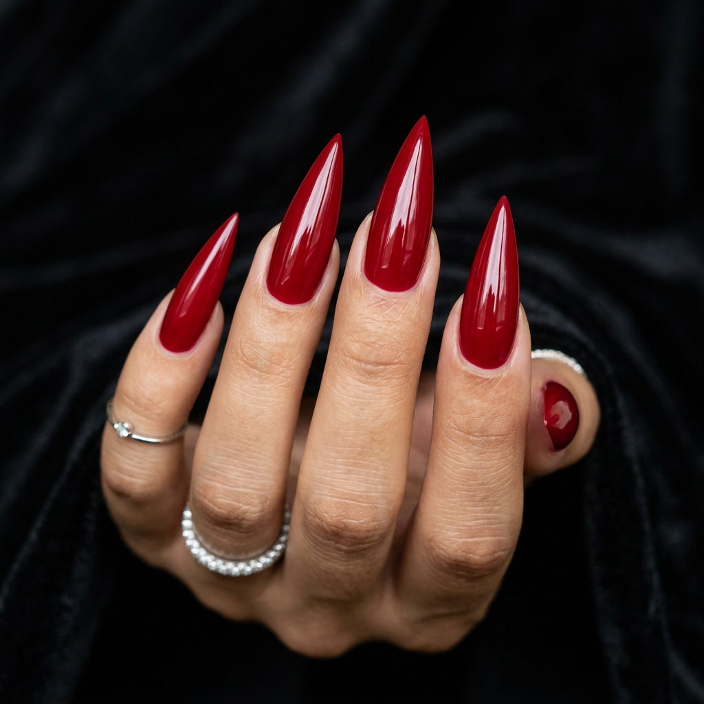 Red Stiletto Nail Ideas