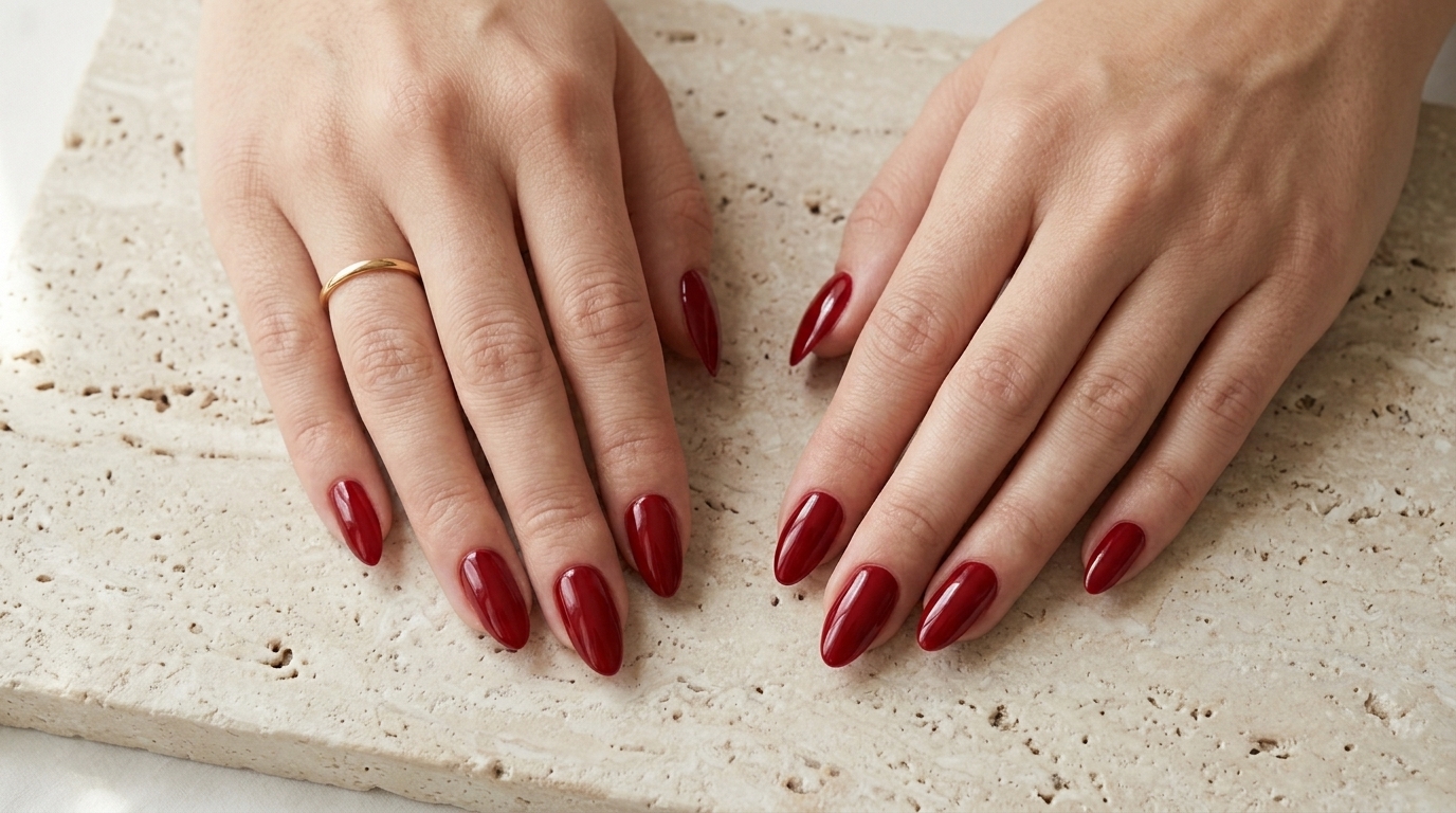 Simple Almond Nails