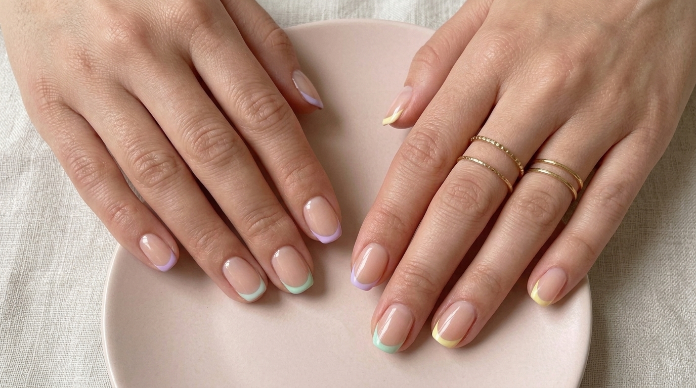 simple short nails