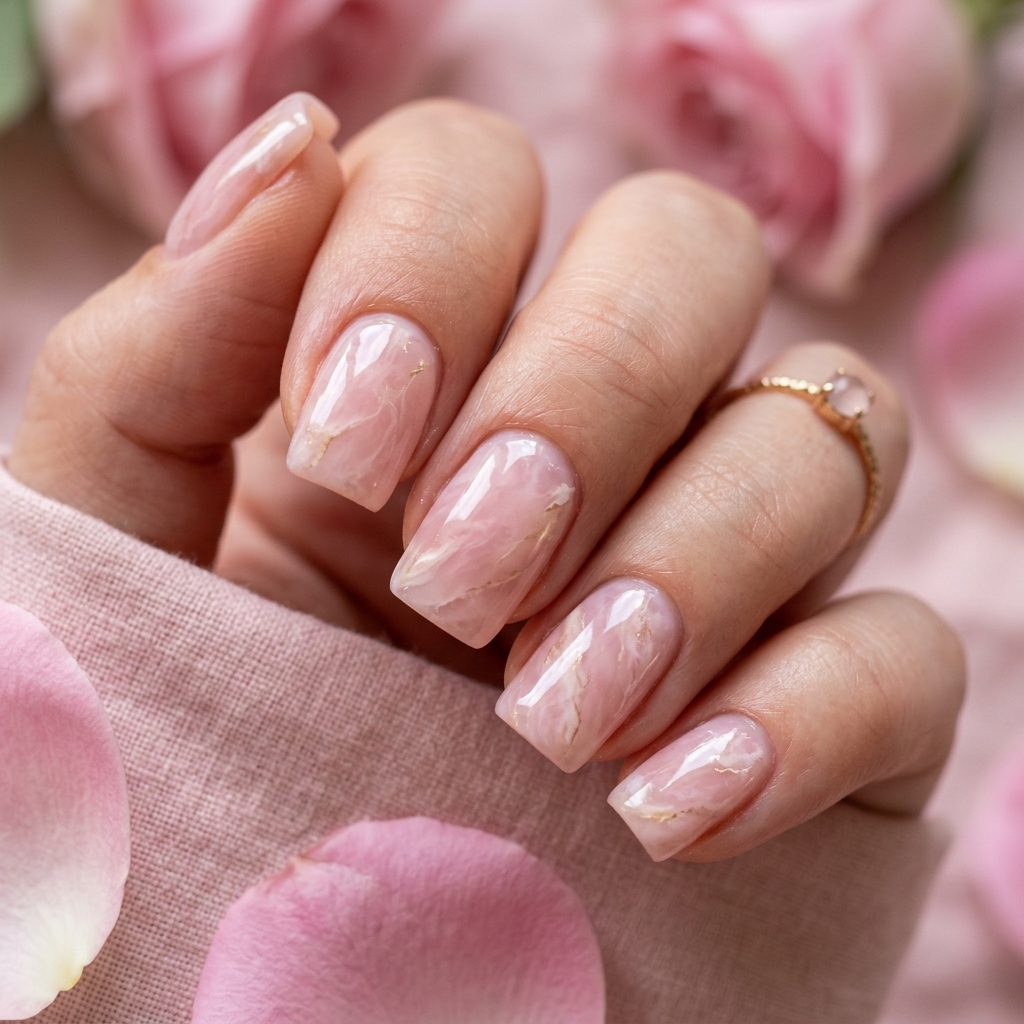 30 Plain Summer Nails Ideas You'll Want to Pin Now 28 Rose Quartz Nail Ideas