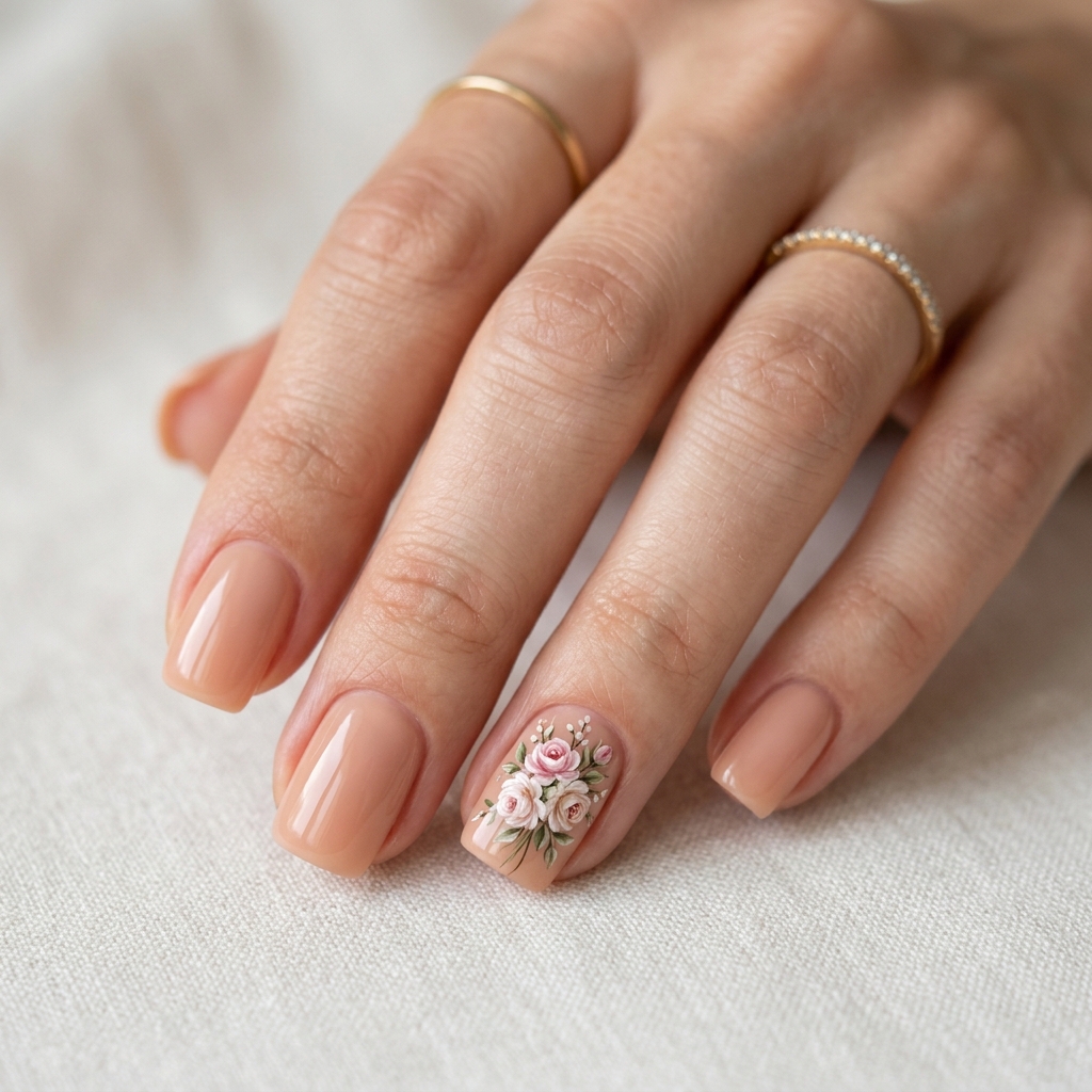 30 Valentines Nails Ideas to Fall in Love With 22 Rose Bouquet Nail Art Ideas