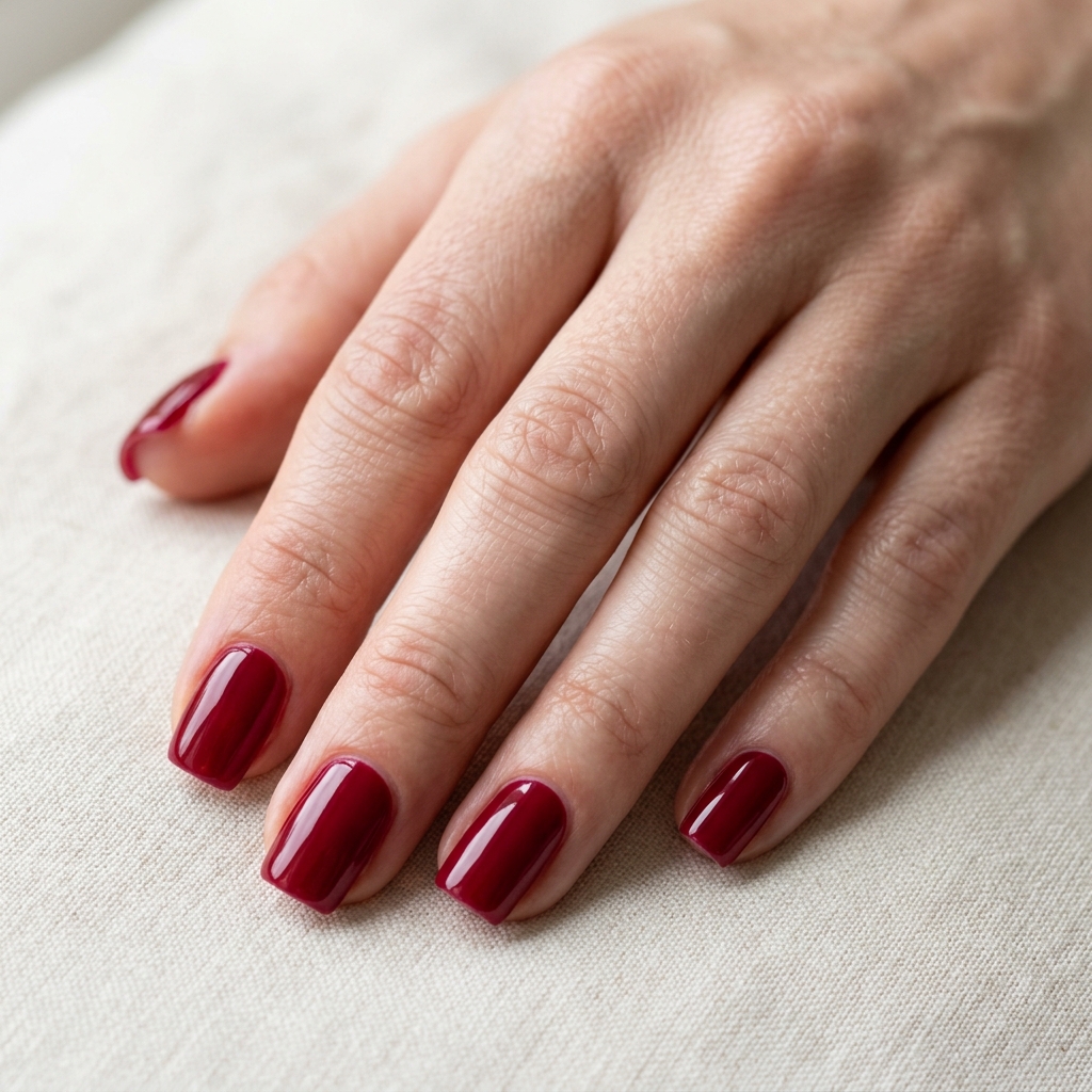30 Valentines Nails Ideas to Fall in Love With 11 Ruby Red Nail Ideas