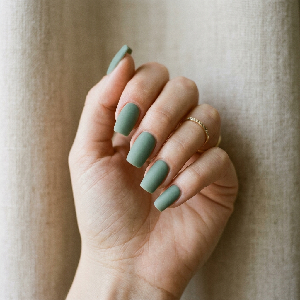 Sage Green Nail Ideas