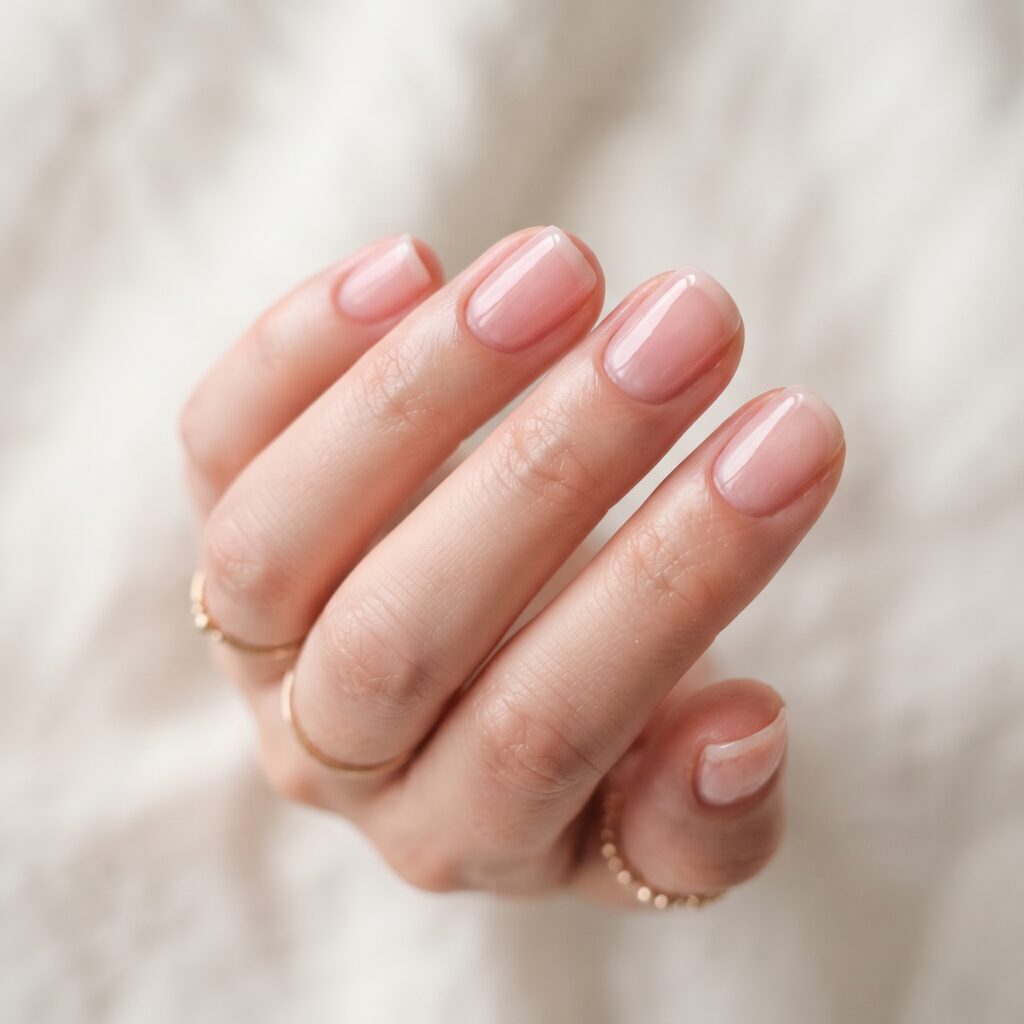 30 Plain Summer Nails Ideas You'll Want to Pin Now 6 Sheer Pink Plain Summer Nails Ideas