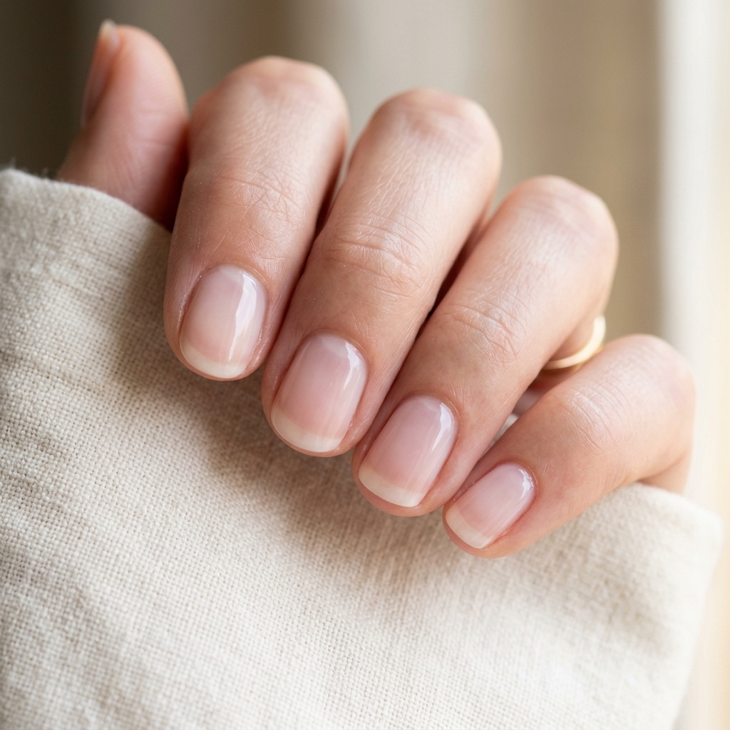 Simple Nails Ideas: 30 Effortless Ways to Elevate Your Everyday Manicure 17 Sheer Wash Simple Nails Idea