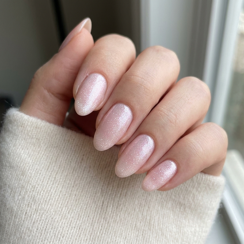 Pink Shimmer Nail Ideas