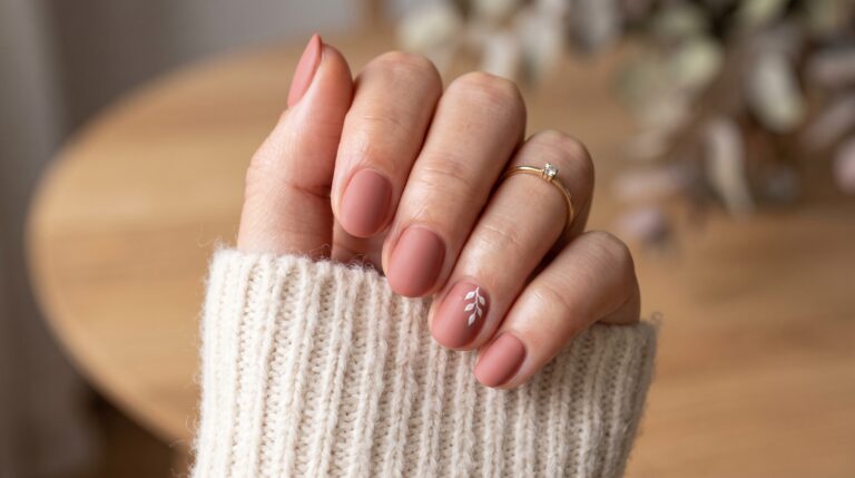 short acrylic nails