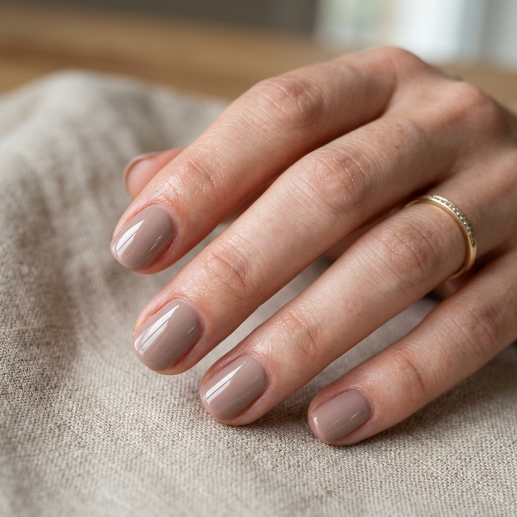 Neutral Short Gel Nail Ideas