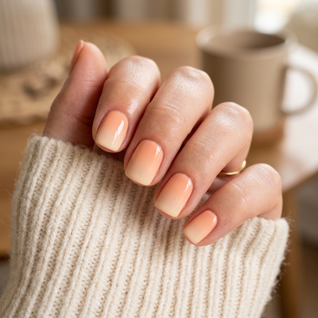 Simple Short Nails Ideas: 30 Creative Looks to Inspire Your Next Manicure 28 Gradient Simple Short Nails Idea