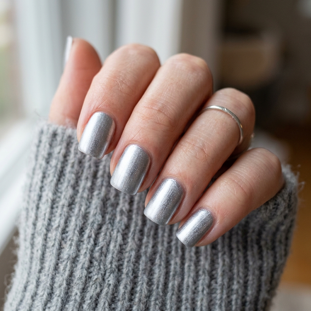 January Nails Ideas: 30 Fresh and Frosty Ways to Start the Year 26 Short January Nails Idea